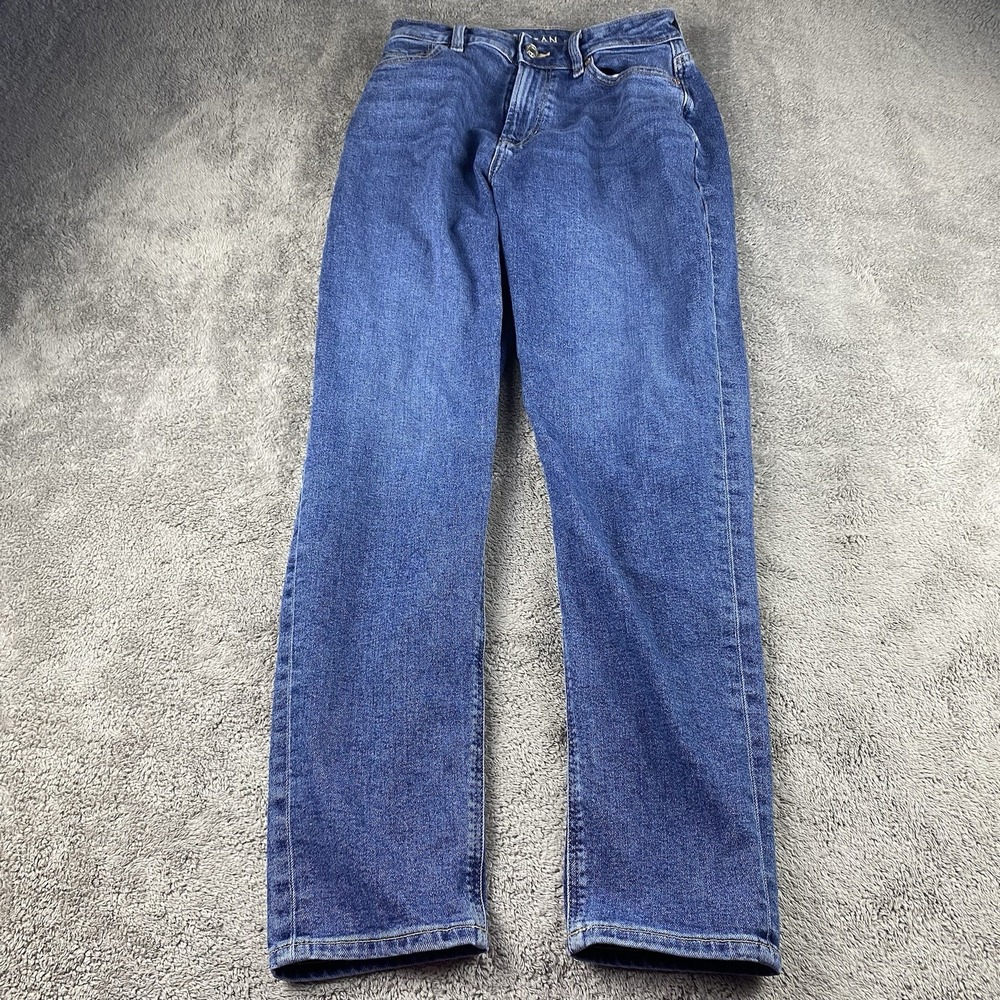 American Eagle Stretch Mom Jean Womens 0 R Blue Mid Rise